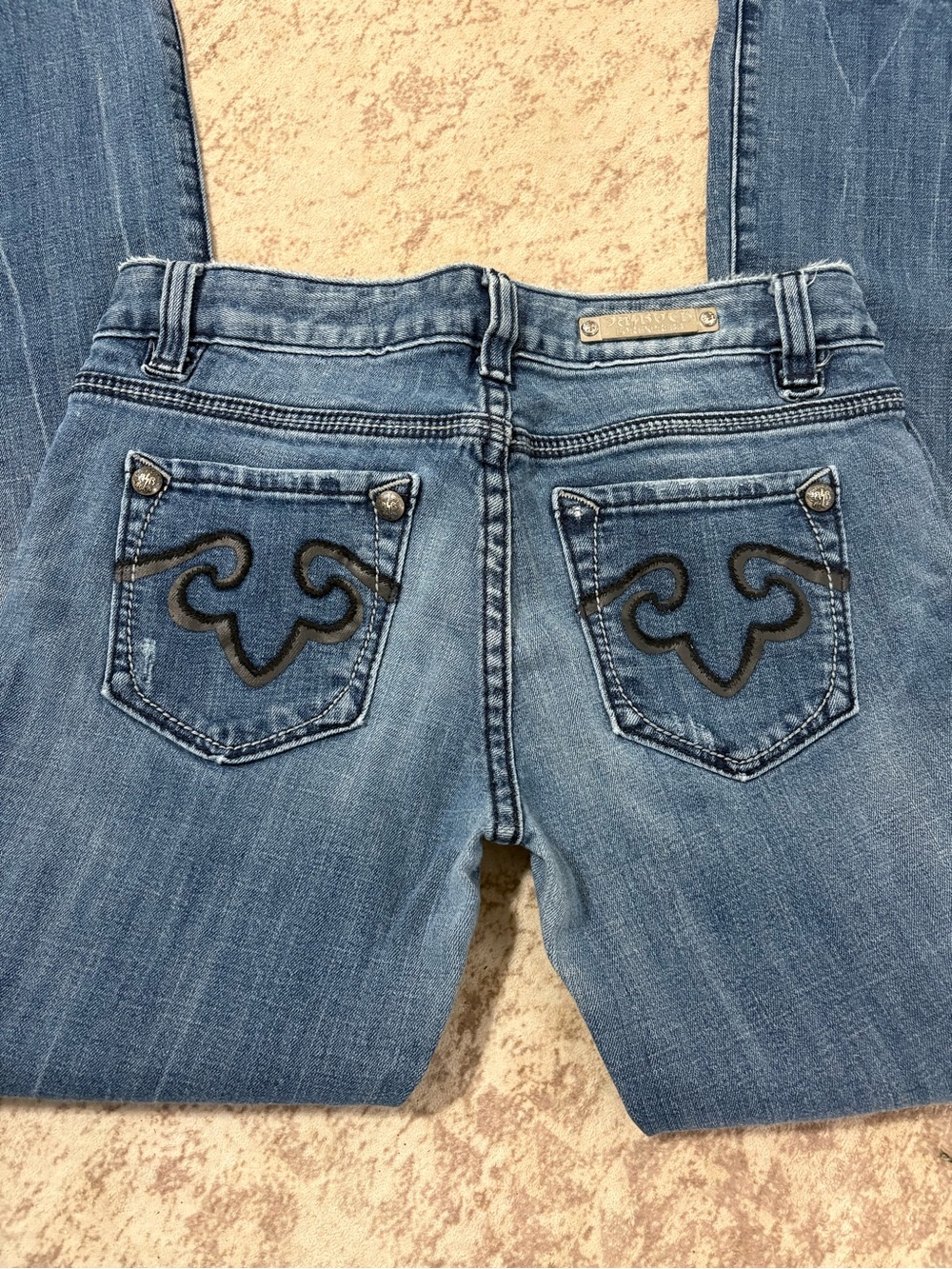 Vintage ReRock by Express Bootcut Jeans Women’s Size 4S Low Rise Denim